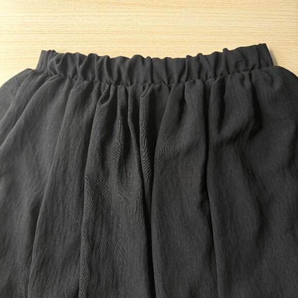 NWT 21 Saints Bubble Mini Skirt High Waist Elastic Waistband Medium Puffy Drape - Picture 2 of 6